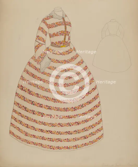 Dress, c. 1937. Creator: Frederick Jackson.