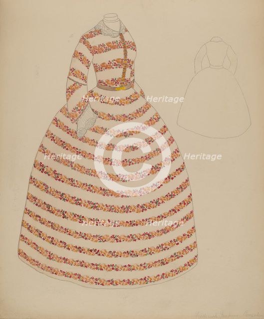 Dress, c. 1937. Creator: Frederick Jackson.