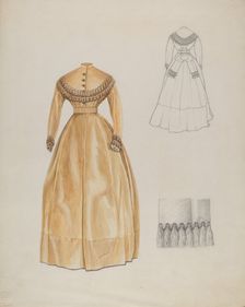 Dress, c. 1937. Creator: John Tubrant