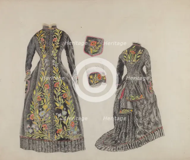 Dress, c. 1937. Creator: Joseph L. Boyd.