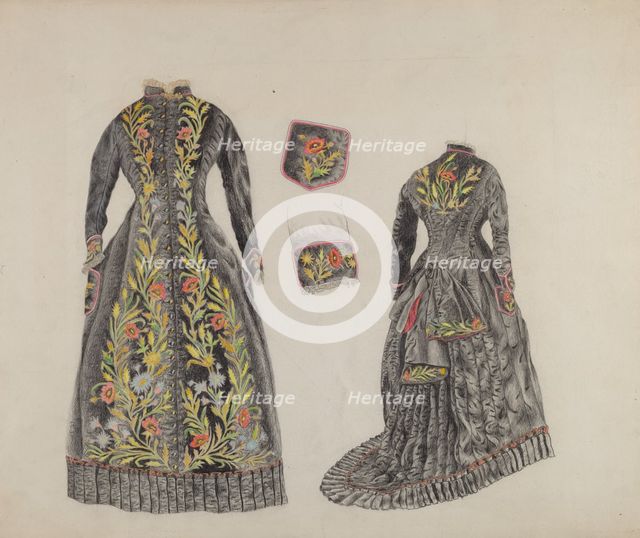 Dress, c. 1937. Creator: Joseph L. Boyd.