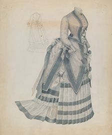 Dress, c. 1937. Creator: Jessie M. Benge