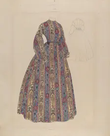 Dress, c. 1937. Creator: Mae Szilvasy