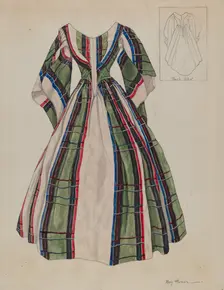 Dress, c. 1937. Creator: Mary E Humes