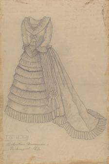 Dress, c. 1937. Creator: Mary E Humes