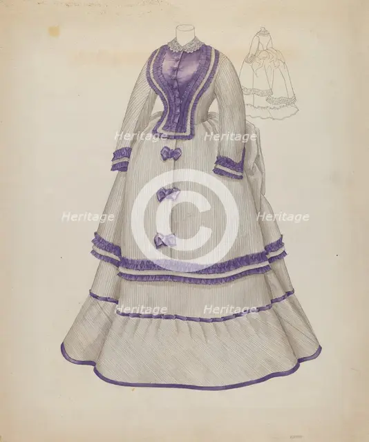Dress, c. 1937. Creator: Melita Hofmann.