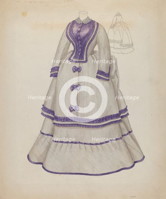 Dress, c. 1937. Creator: Melita Hofmann.