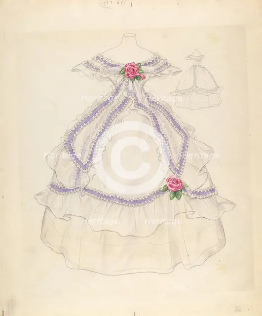 Dress, c. 1937. Creator: Melita Hofmann.