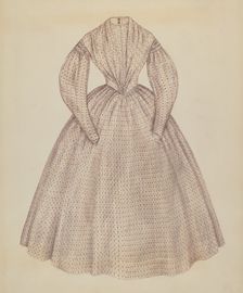 Dress, c. 1937. Creator: Melita Hofmann