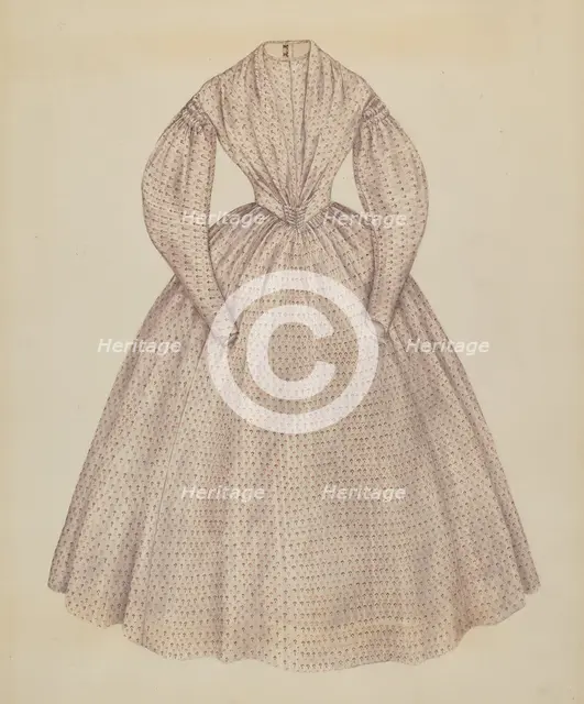 Dress, c. 1937. Creator: Melita Hofmann.