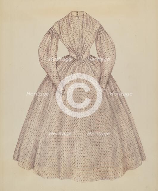 Dress, c. 1937. Creator: Melita Hofmann.