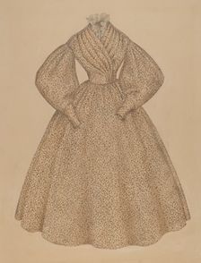 Dress, c. 1937. Creator: Melita Hofmann