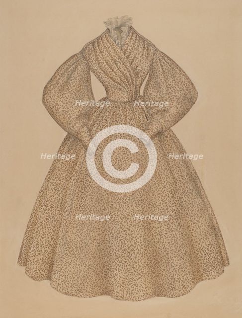 Dress, c. 1937. Creator: Melita Hofmann.