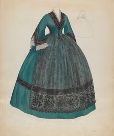 Dress, c. 1937. Creator: Melita Hofmann