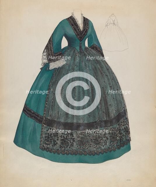 Dress, c. 1937. Creator: Melita Hofmann.