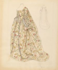 Dress, c. 1937. Creator: Nancy Crimi