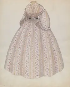 Dress, c. 1937. Creator: Roberta Spicer