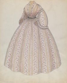 Dress, c. 1937. Creator: Roberta Spicer