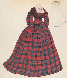 Dress, c. 1937. Creator: Roberta Spicer