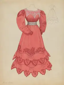 Dress, c. 1937. Creator: Roberta Spicer