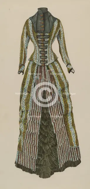Dress, c. 1937. Creator: Ray Price.