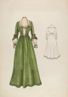 Dress, c. 1937. Creator: Ray Price