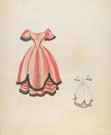 Dress, c. 1937. Creator: Ray Price