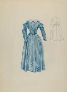 Dress, c. 1937. Creator: Ray Price