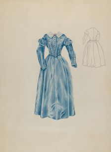 Dress, c. 1937. Creator: Ray Price