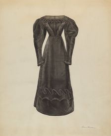 Dress, c. 1938. Creator: Bessie Forman