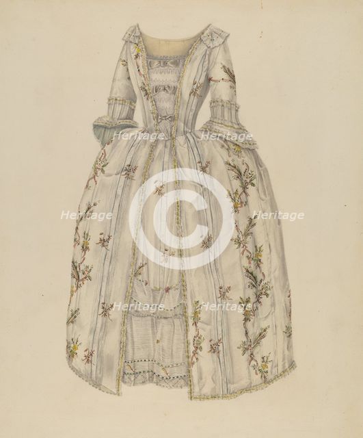 Dress, c. 1938. Creator: Bessie Forman.