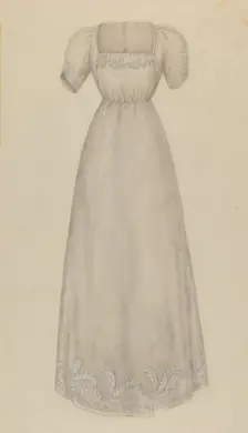 Dress, c. 1938. Creator: Bessie Forman