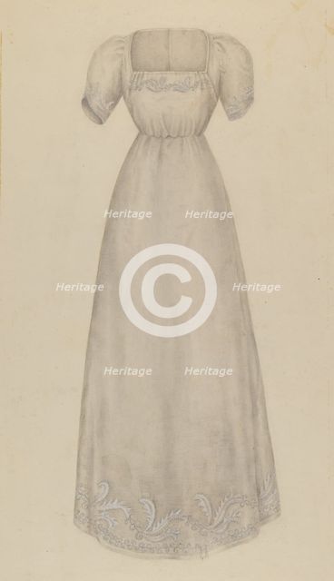 Dress, c. 1938. Creator: Bessie Forman.