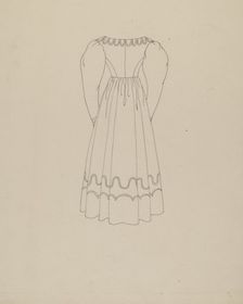 Dress, c. 1938. Creator: Julia Boyd