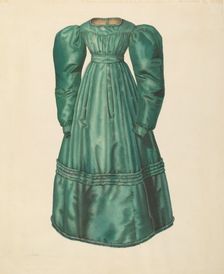 Dress, c. 1938. Creator: Nancy Crimi
