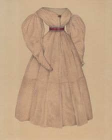 Dress, c. 1938. Creator: Nancy Crimi
