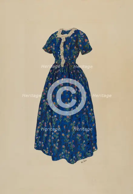 Dress, c. 1938. Creator: Ray Price.
