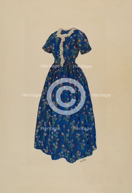 Dress, c. 1938. Creator: Ray Price.