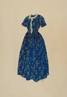 Dress, c. 1938. Creator: Ray Price