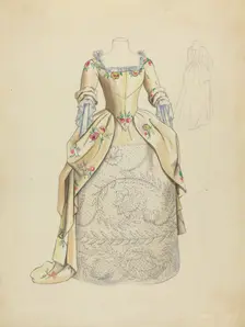 Dress, c. 1939. Creator: Eleanor Ruelos