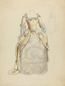 Dress, c. 1939. Creator: Eleanor Ruelos