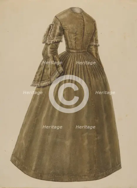 Dress, c. 1939. Creator: Francis Law Durand.