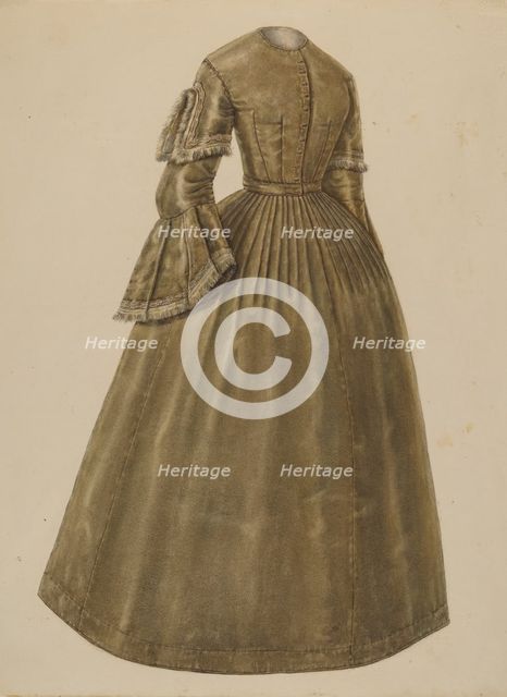 Dress, c. 1939. Creator: Francis Law Durand.