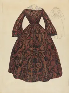 Dress, c. 1939. Creator: Jessie M. Benge