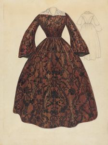 Dress, c. 1939. Creator: Jessie M. Benge