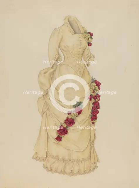 Dress, c. 1939. Creator: Melita Hofmann.