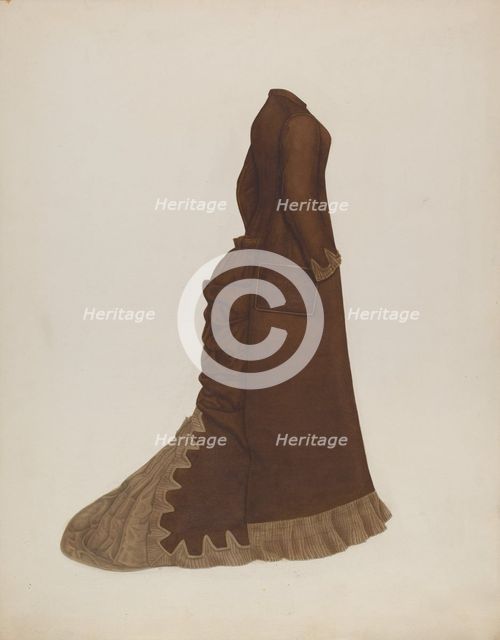 Dress, c. 1940. Creator: Gertrude Lemberg.
