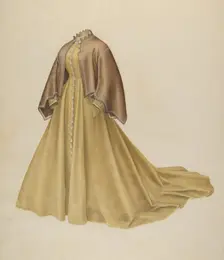 Dress, c. 1940. Creator: Henry De Wolfe