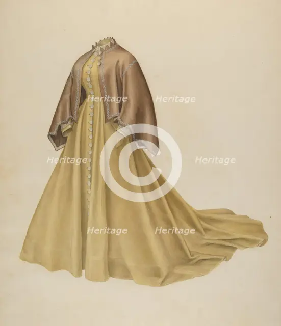 Dress, c. 1940. Creator: Henry De Wolfe.