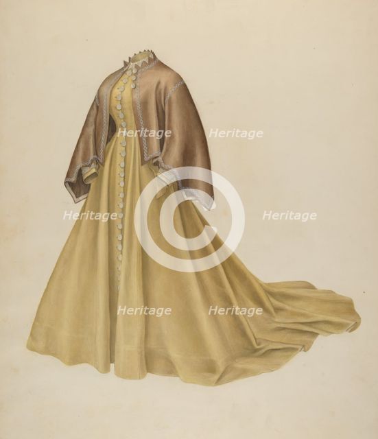 Dress, c. 1940. Creator: Henry De Wolfe.